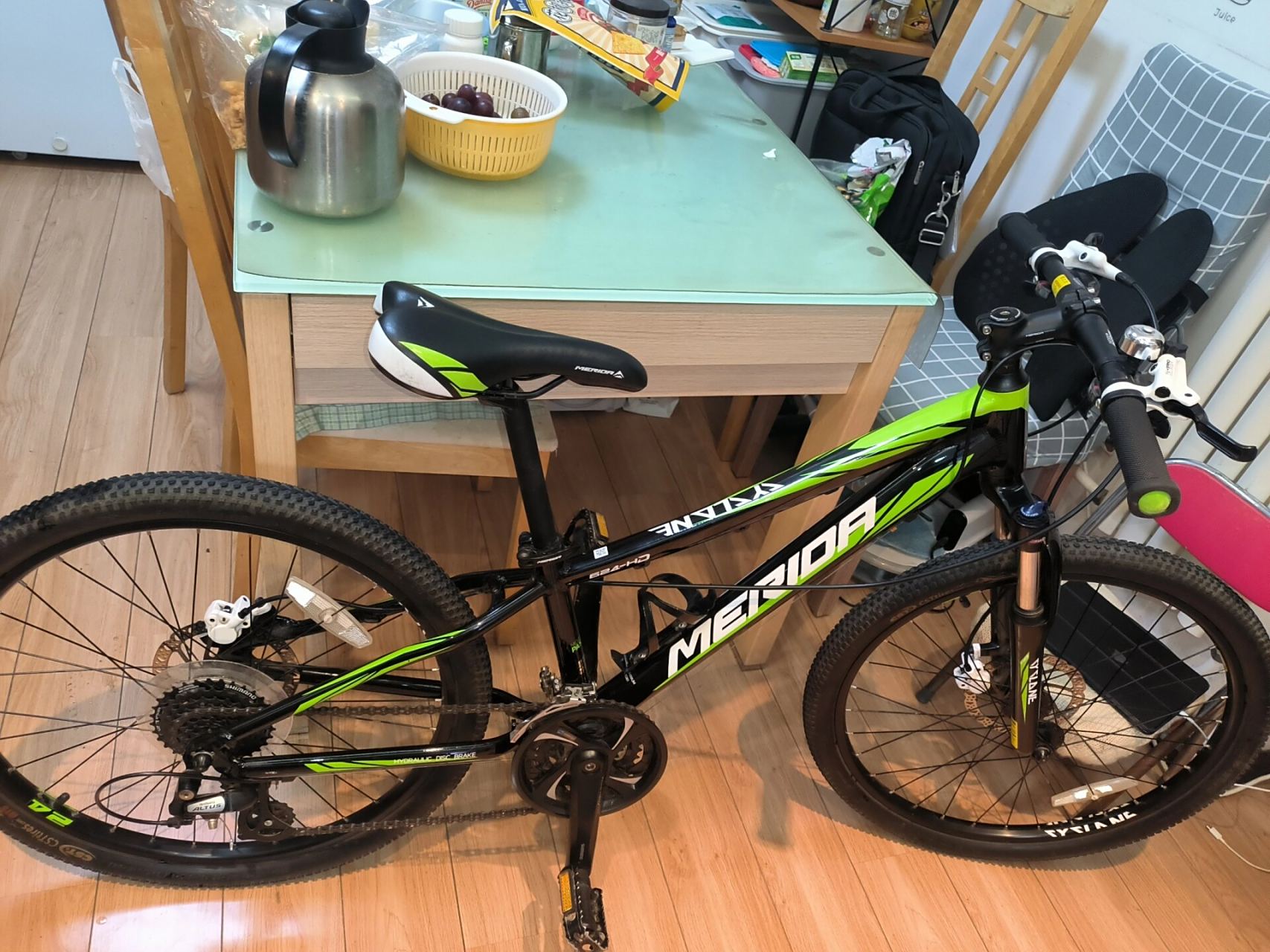 北京转让 美利达 达卡624 儿童青少年山地车     去年朋友送的,接近