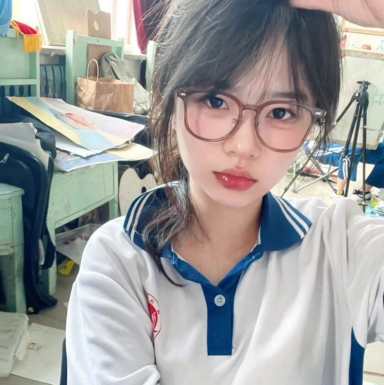 优质女头# #温柔头像# #温柔女生头像# #温柔女头# #校服# #校服头像