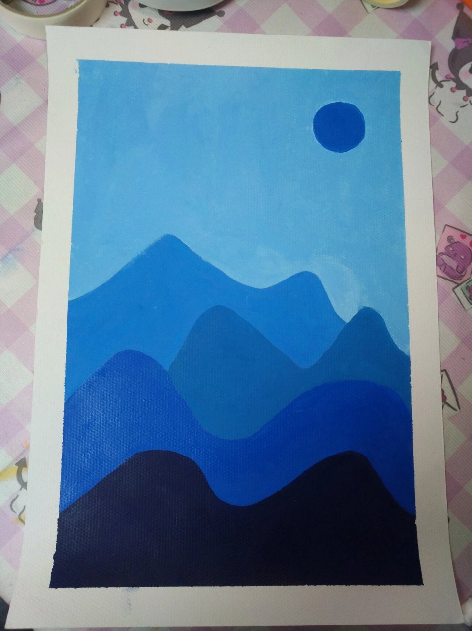 水粉冷暖对比 适合零基础,没有学过画画的宝宝.
