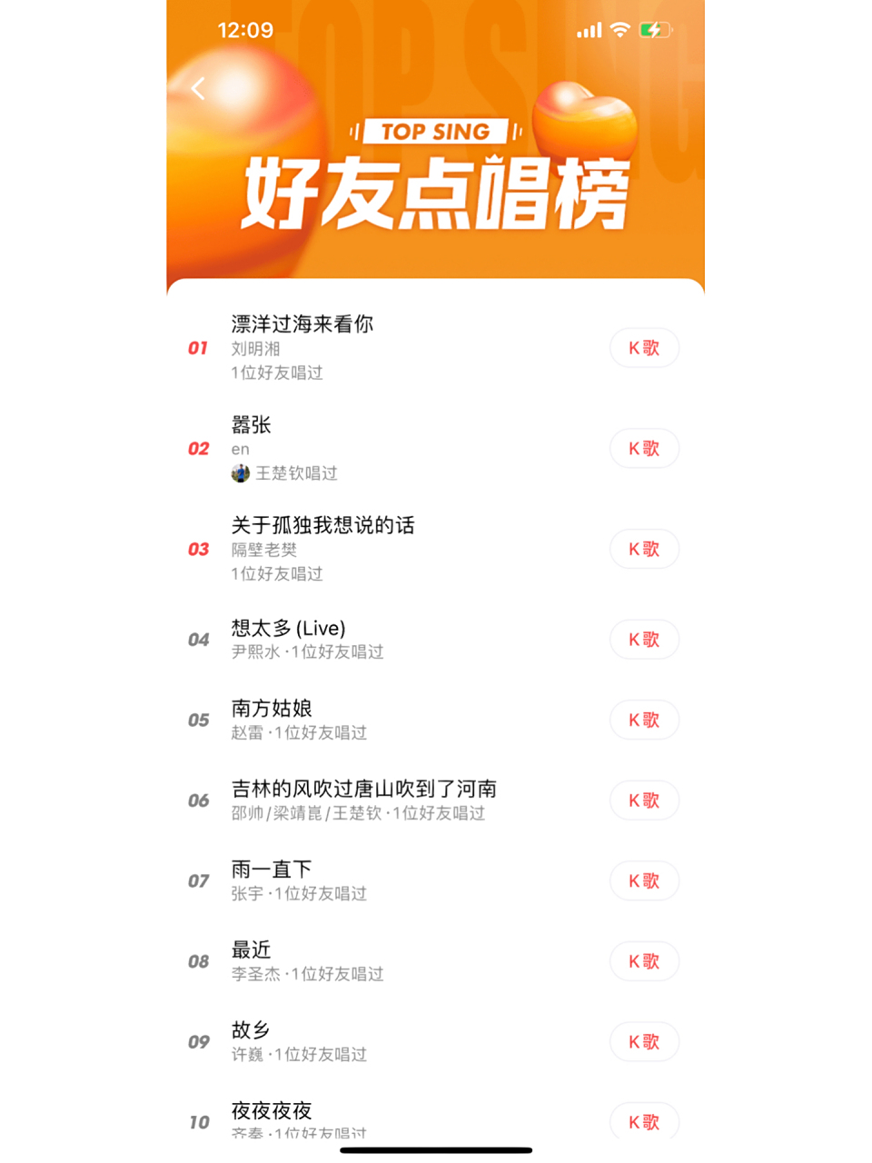 全民k歌 分享 之前都没有显示名字哎～你们的呢?