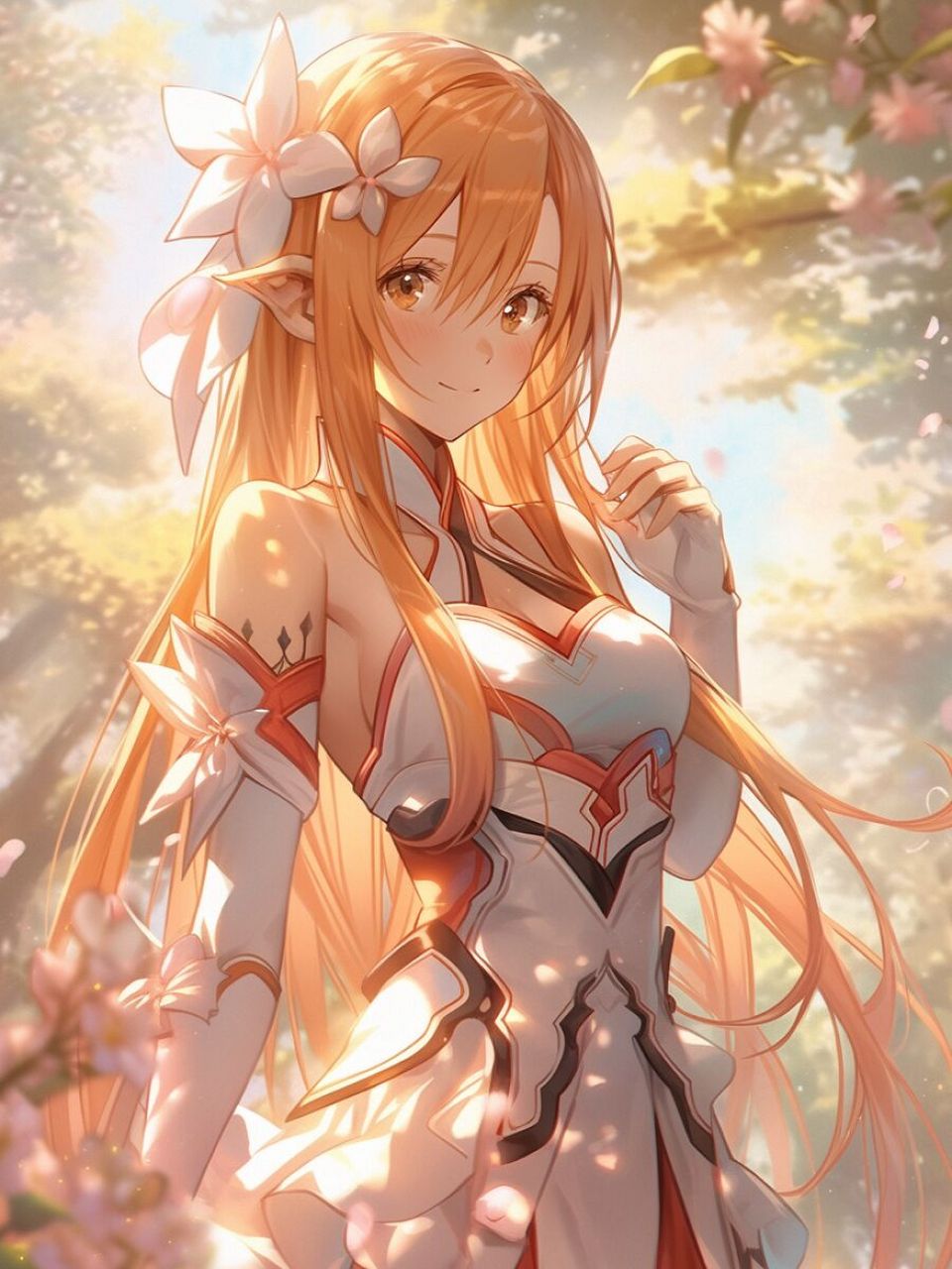 【刀剑神域】亚丝娜丨精美壁纸 (含完整壁纸)左下角进入  本是结城家