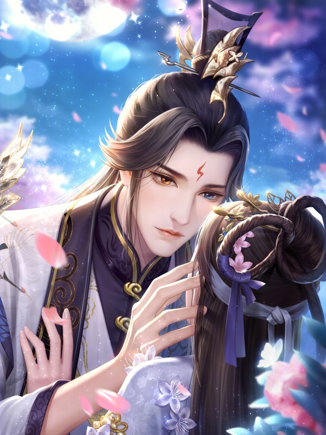 遇见尊上--弦尘 雨夜沉沦这张封面卡牌我真的超喜欢!