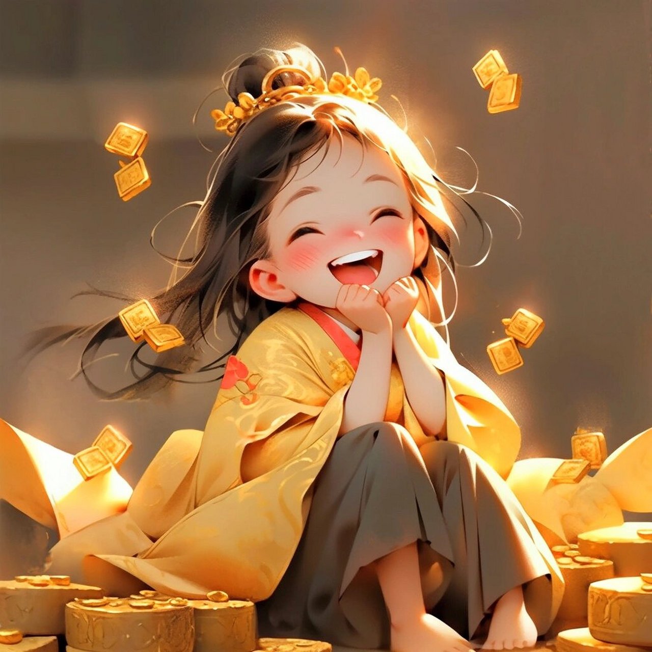 招财头像/薪水涨起来,钱包鼓起来,发发发