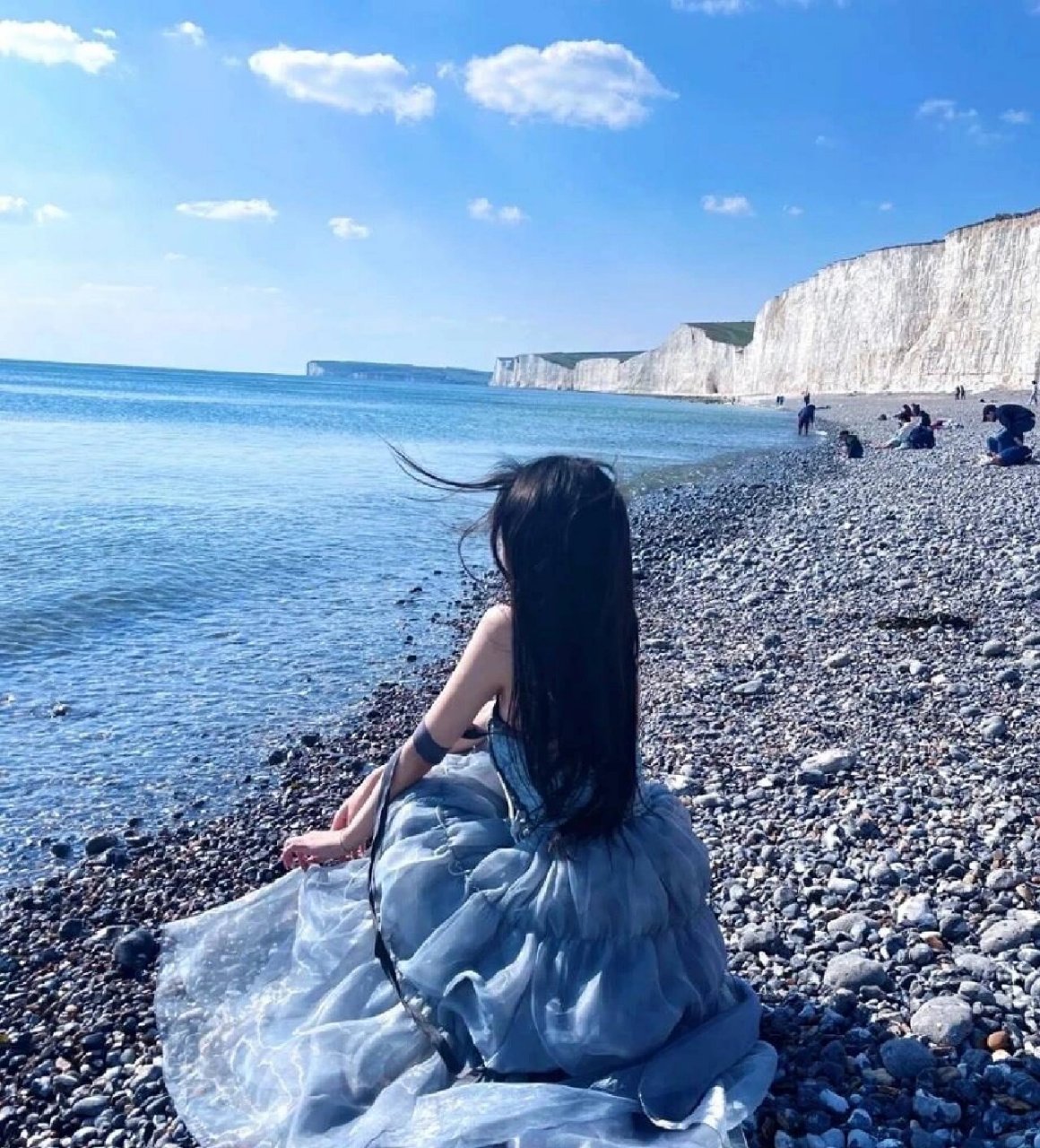 蓝色海边系女头 来喽来喽又是一期优质女头