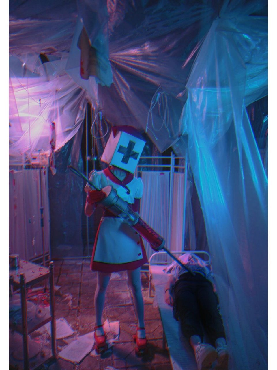 黑暗欺骗护士第二弹! 轮滑护士!她!来!了!