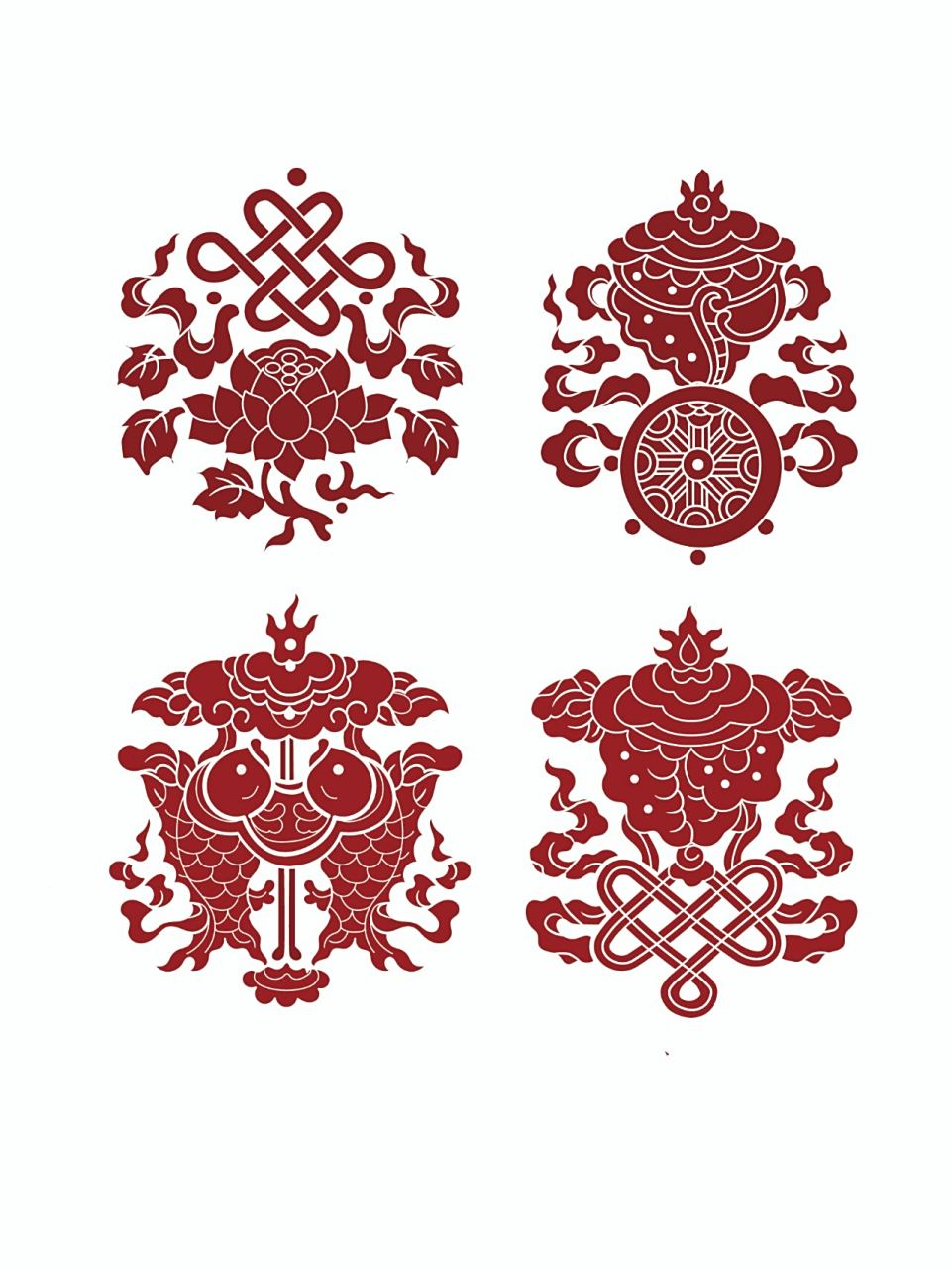 传统纹饰—吉祥八宝纹