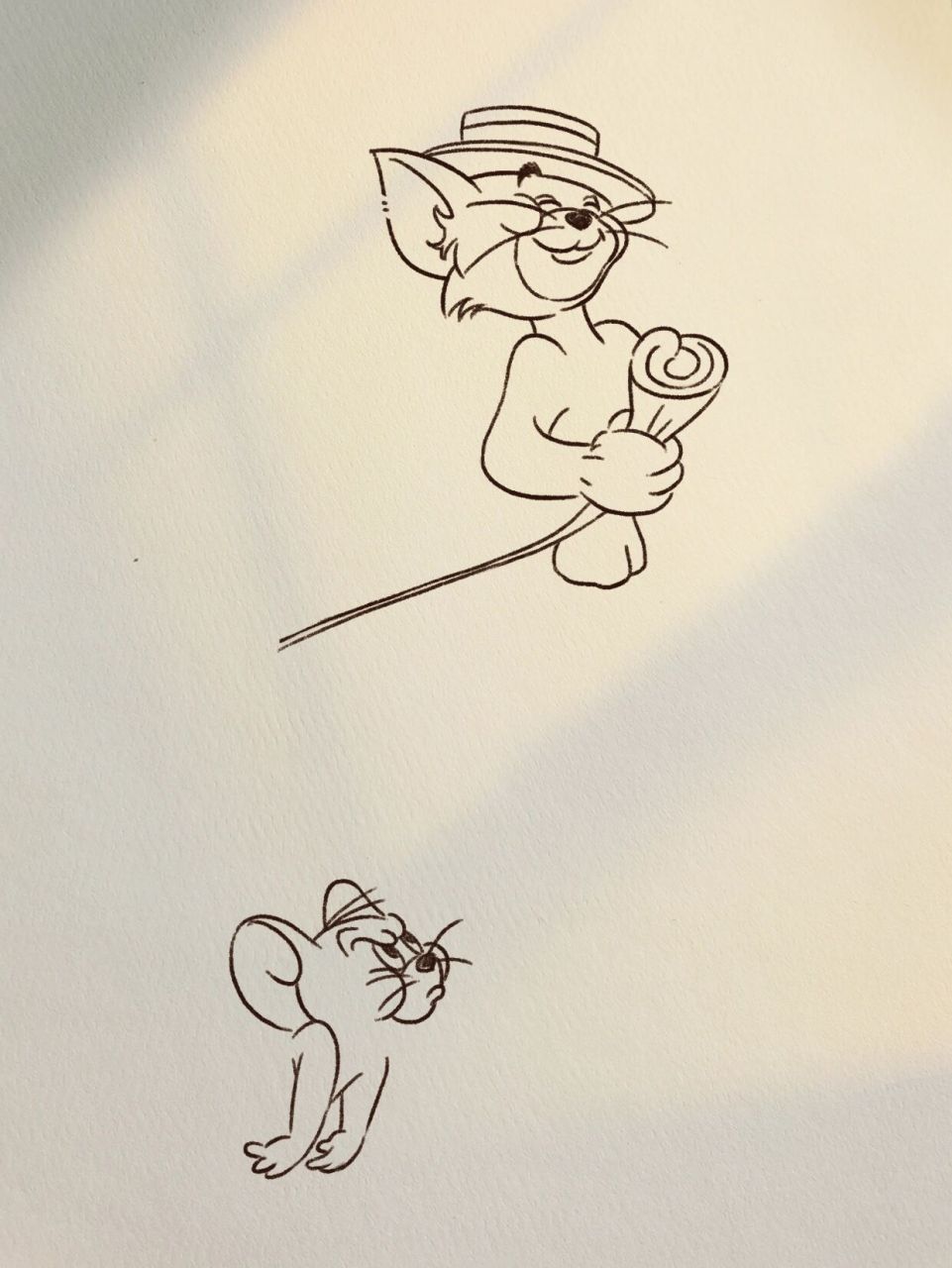 零基础手绘教程|猫和老鼠|汤姆杰瑞|过程图 🌟🌟来啦来啦～你们