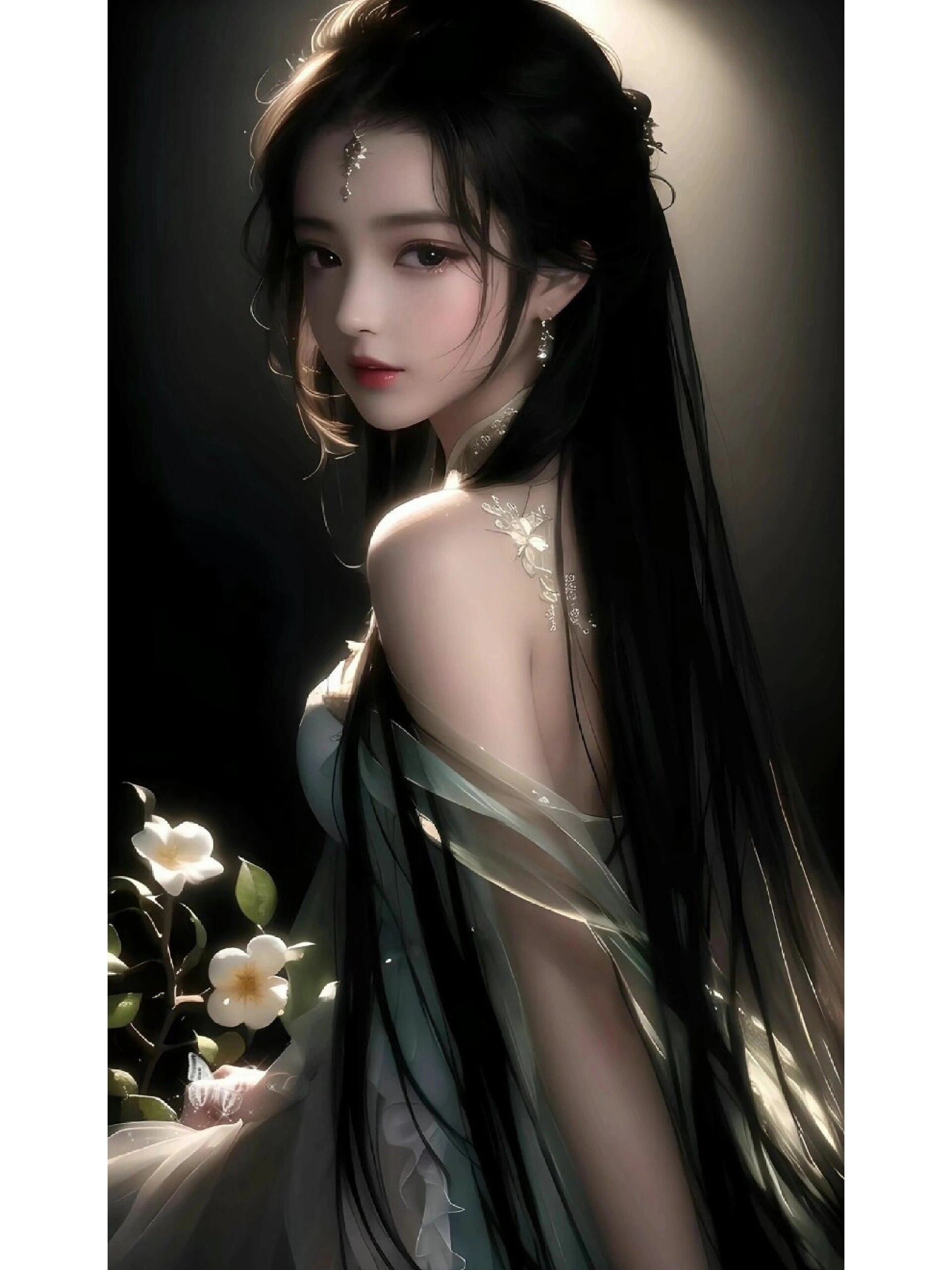 妖媚的古风女生头像