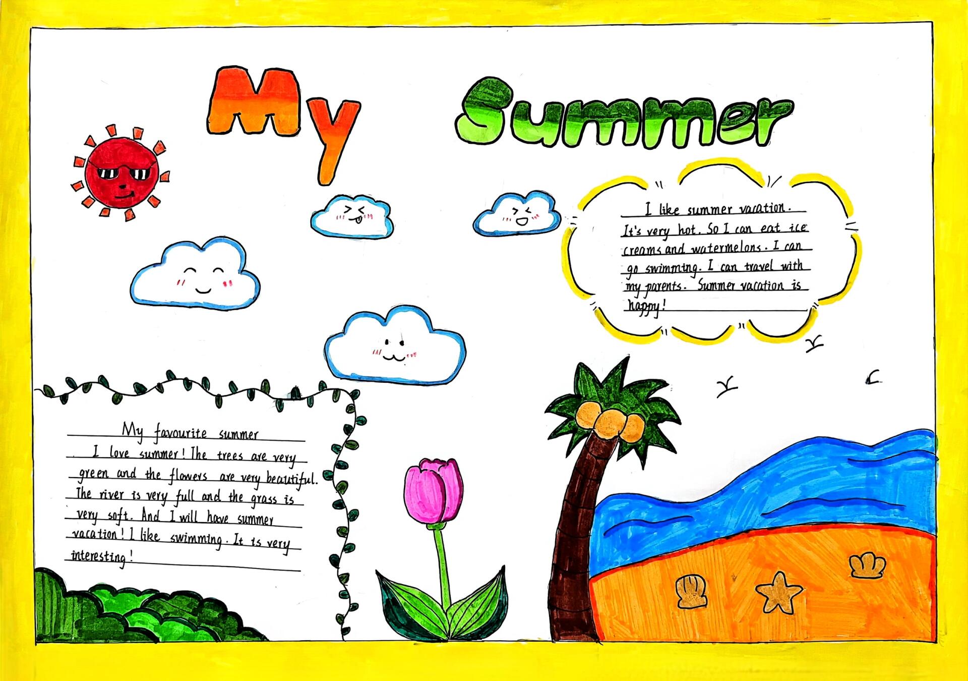 英语手抄报|六年级英语my favourite… 99主题:my favourite… 翻到