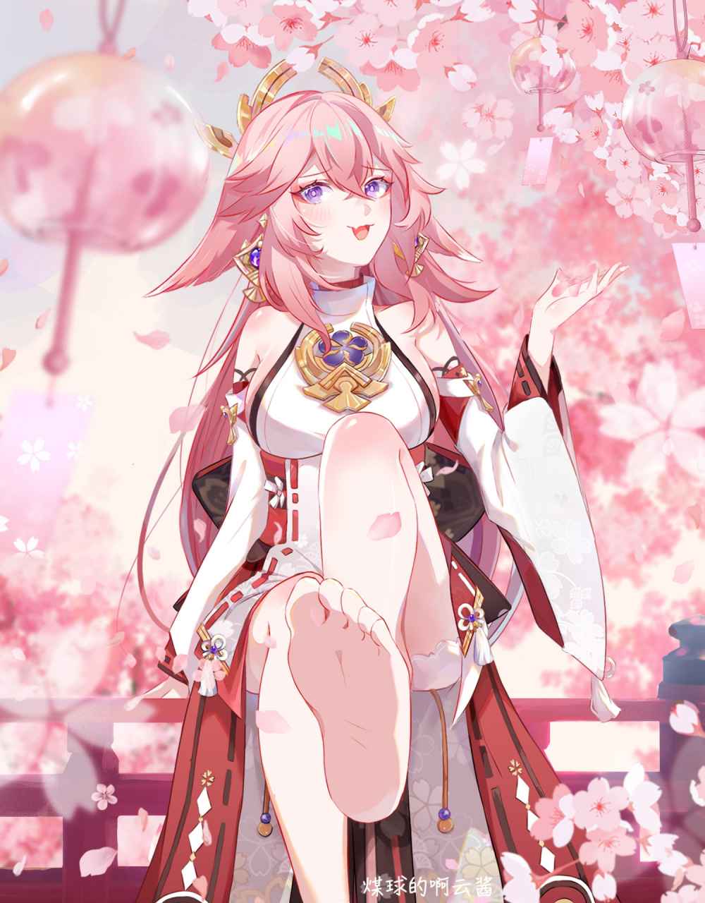 插画分享丨原神人物八重神子合集 1378张 4.84gb