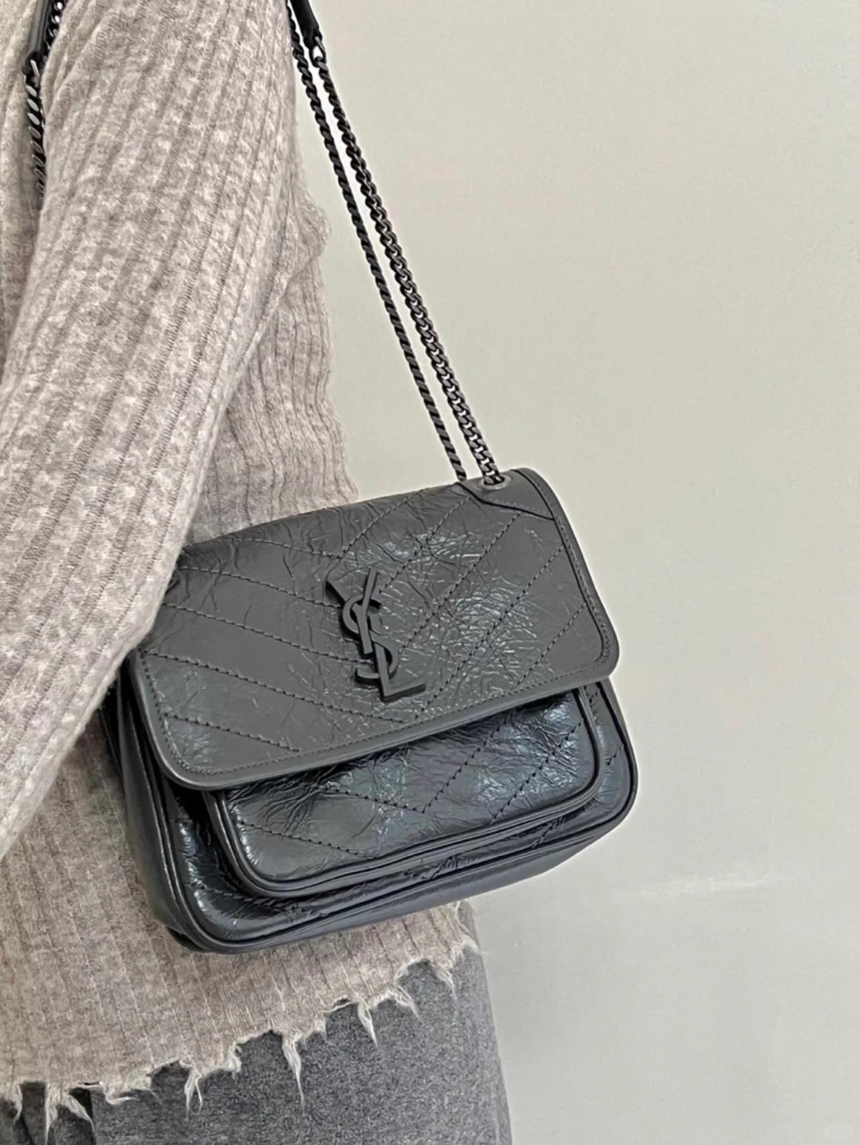 ysl niki包两种皮质图片