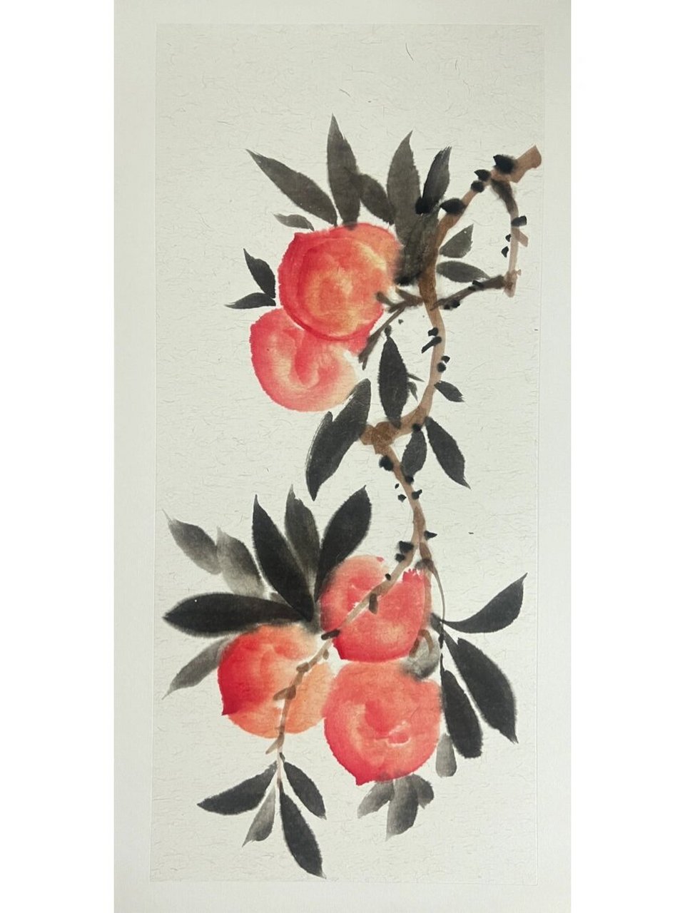 写意桃子画法过程解析 进入主页观看更多