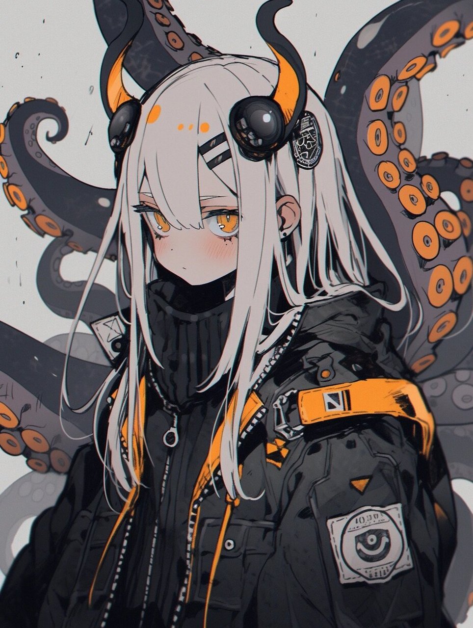 ai|一些章鱼拟人的壁纸 和今天发的人设一个系列的～喜欢可以存图