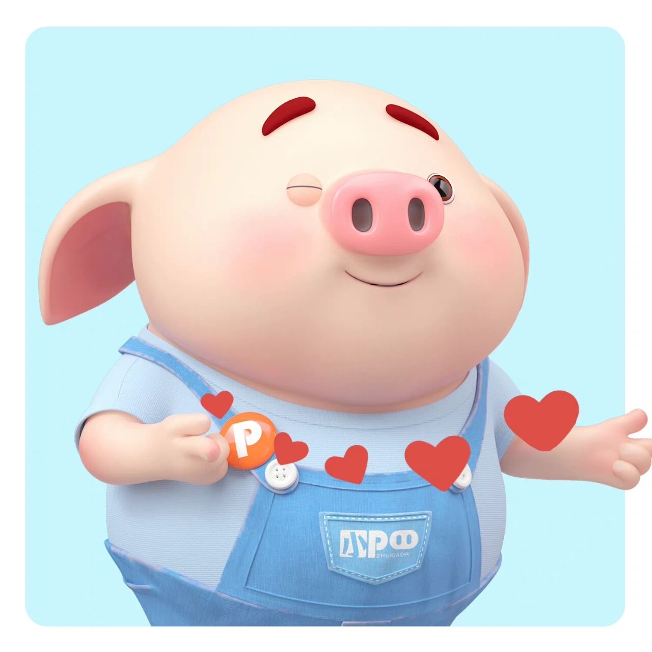 猪小屁猪小美可爱情侣头像91