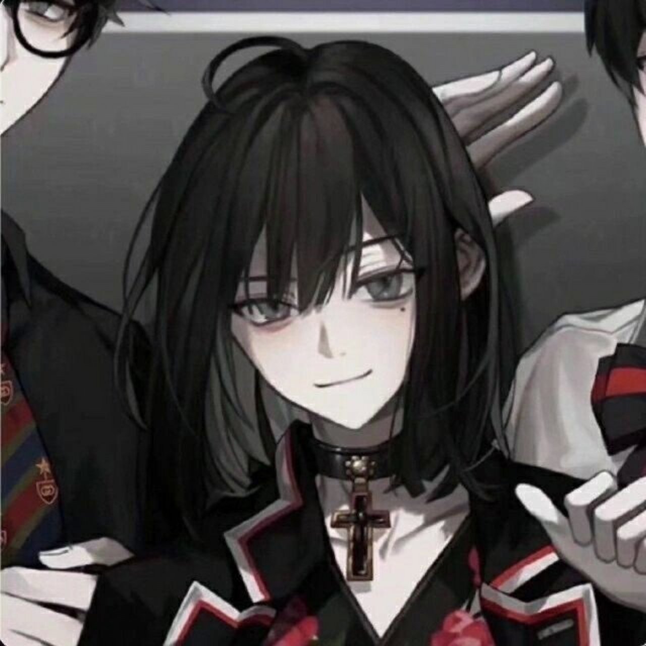 情头(两男一女) [大笑][大笑]这头像就很奈斯9494