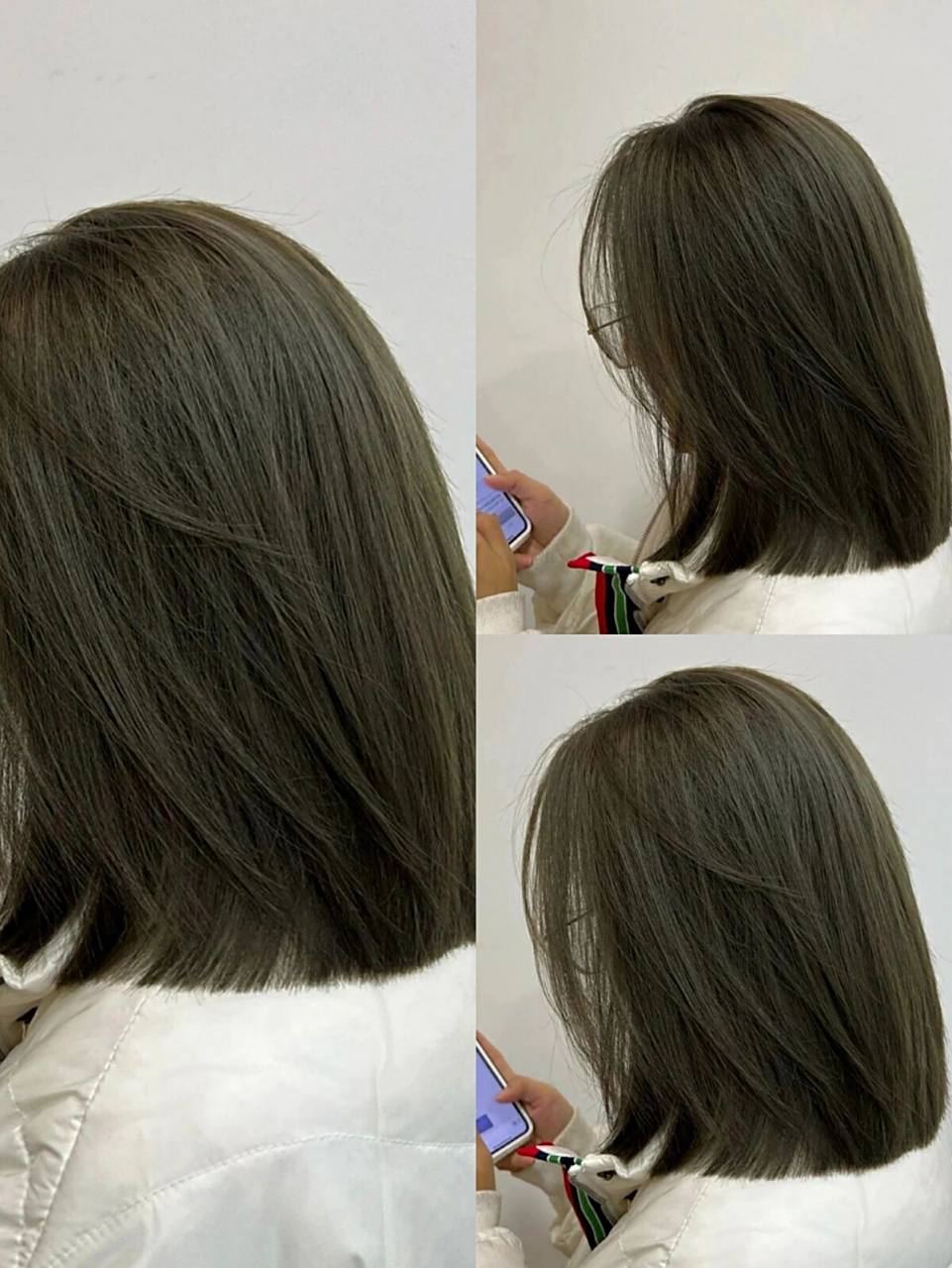 让我有意想不到的好看 闷青发色一抹绿的95|||  染发 喜欢闷青色的