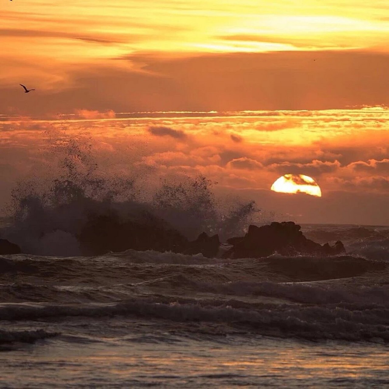 ins背景图 /黄昏.日落 话题:你们觉得俩个人的爱会一直走下去吗?