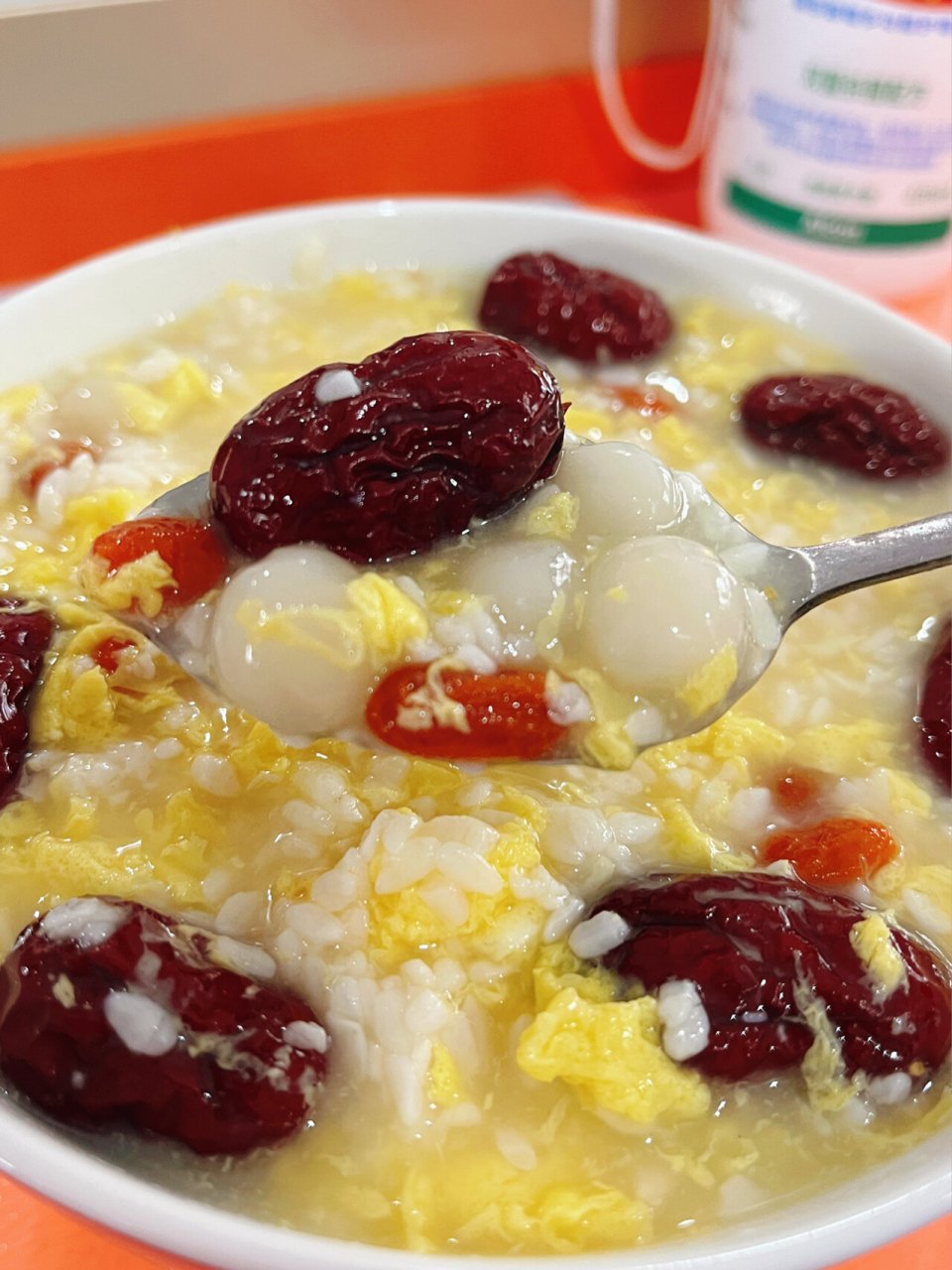 自己diy甜酒汤圆冲蛋美死了 食材全去梅尼公园买,甜酒是手工做的可以