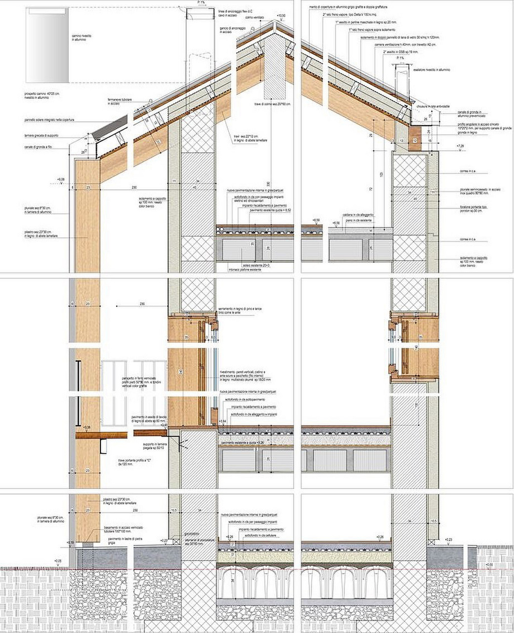 主题:建筑设计结构大样图集合 - 一组优秀的建筑结构大样图集合,不同