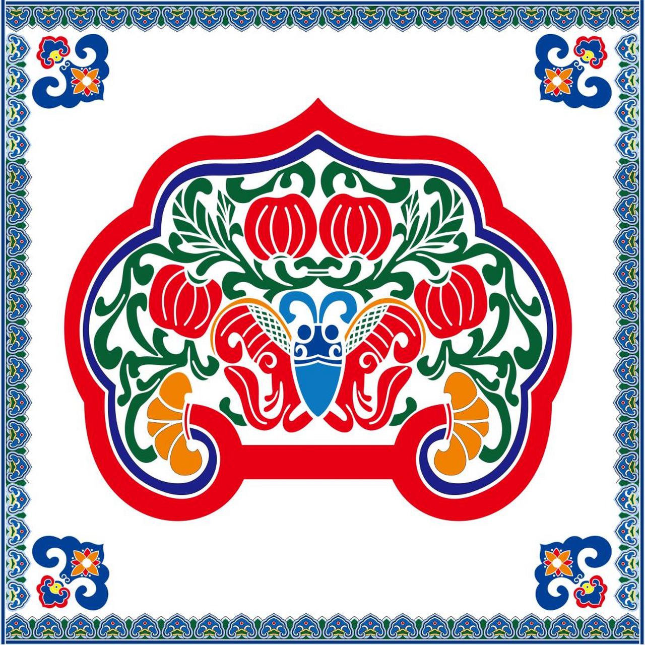 彩绘装饰纹样# #素材分享# #中国传统文化# #弘扬中国传统文化