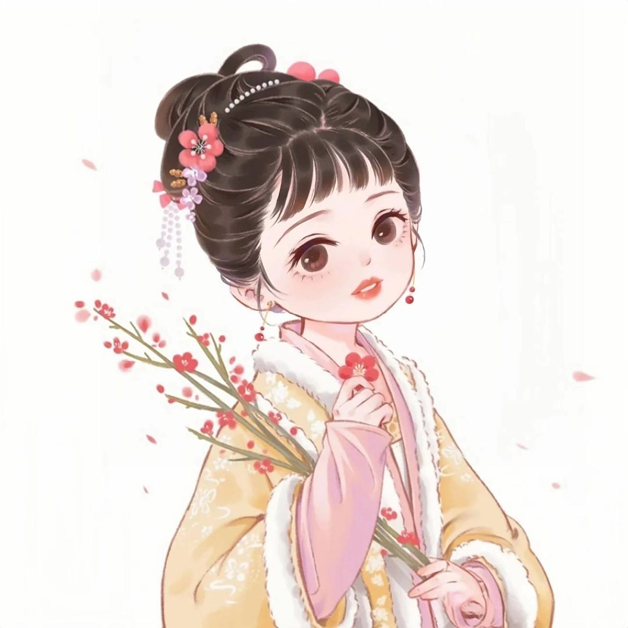 滴～今日份古装卡通头像请您查收 可爱又软萌的古风卡通头像 这组我真