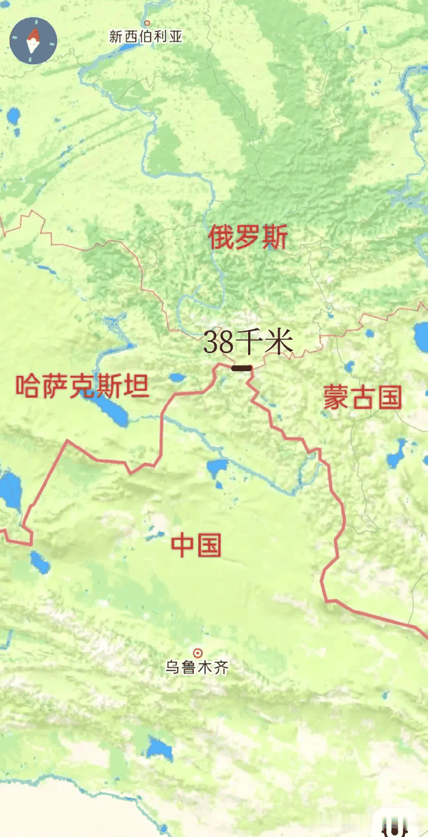 俄罗斯与中国交界地图图片