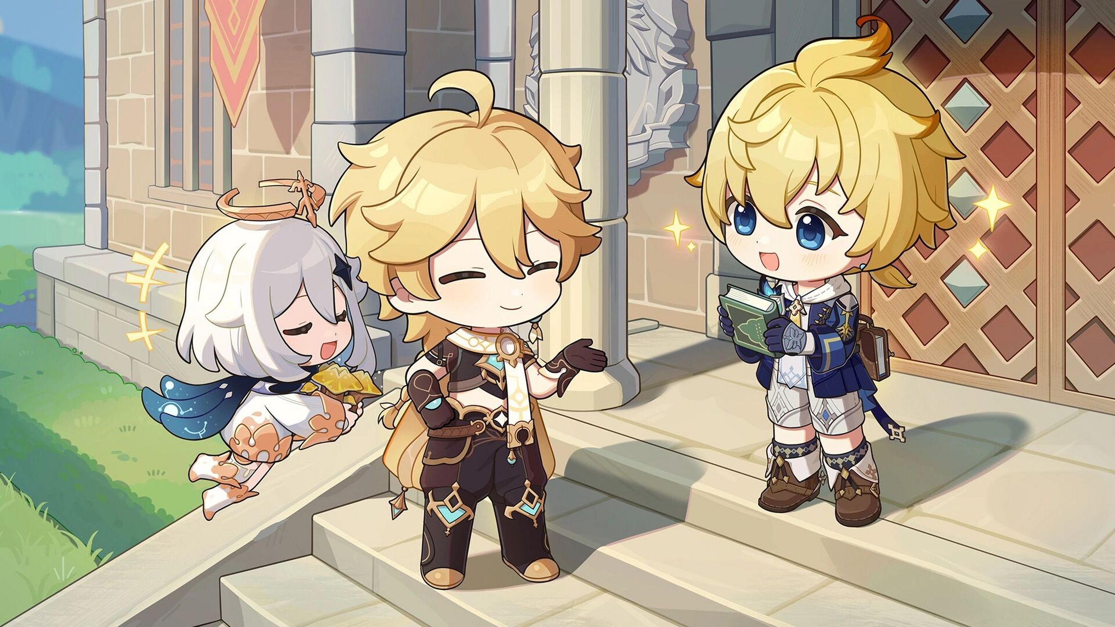 【原神留影叙佳期 米卡q版生贺图】 米卡生日快乐呀!