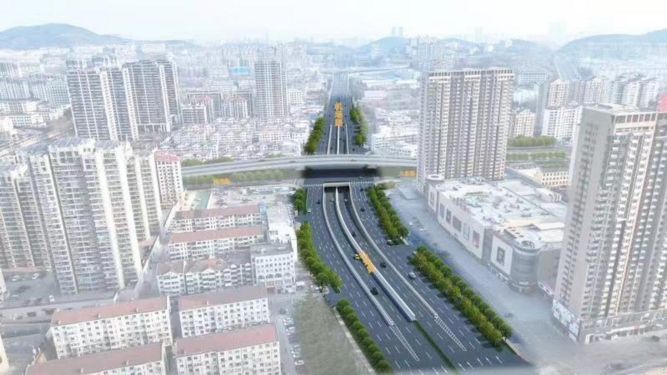 机场路下穿塔山北路节点工程《建设项目用地预审与选址意见书》核发