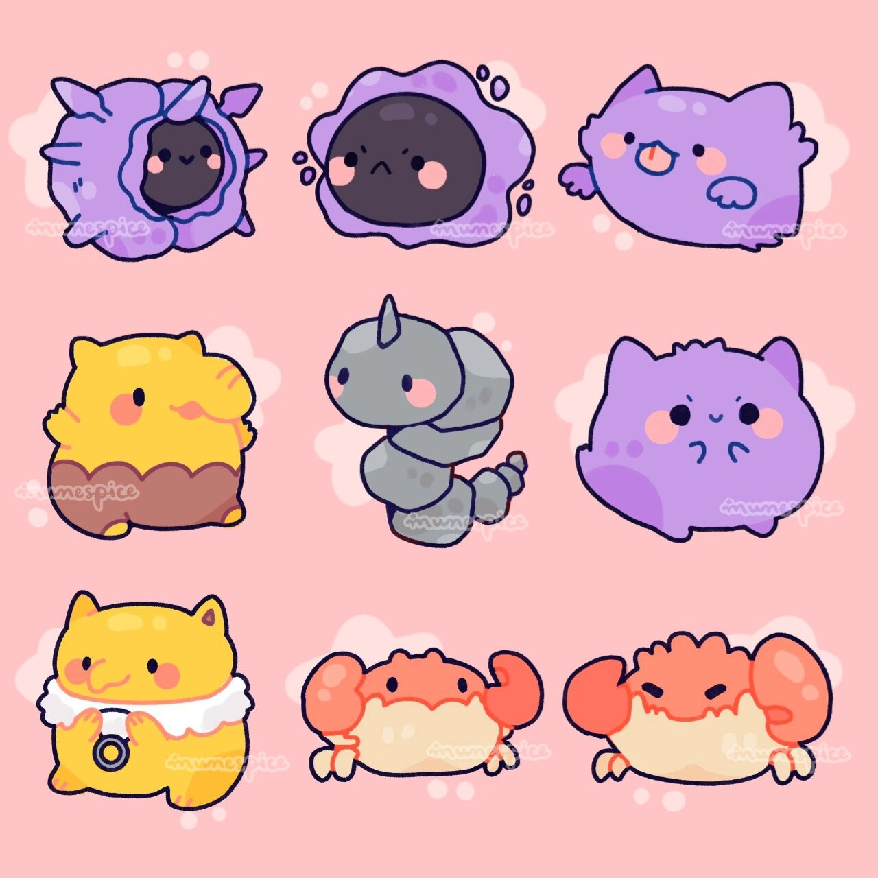 q版肥嘟嘟的宝可梦 #精灵宝可梦