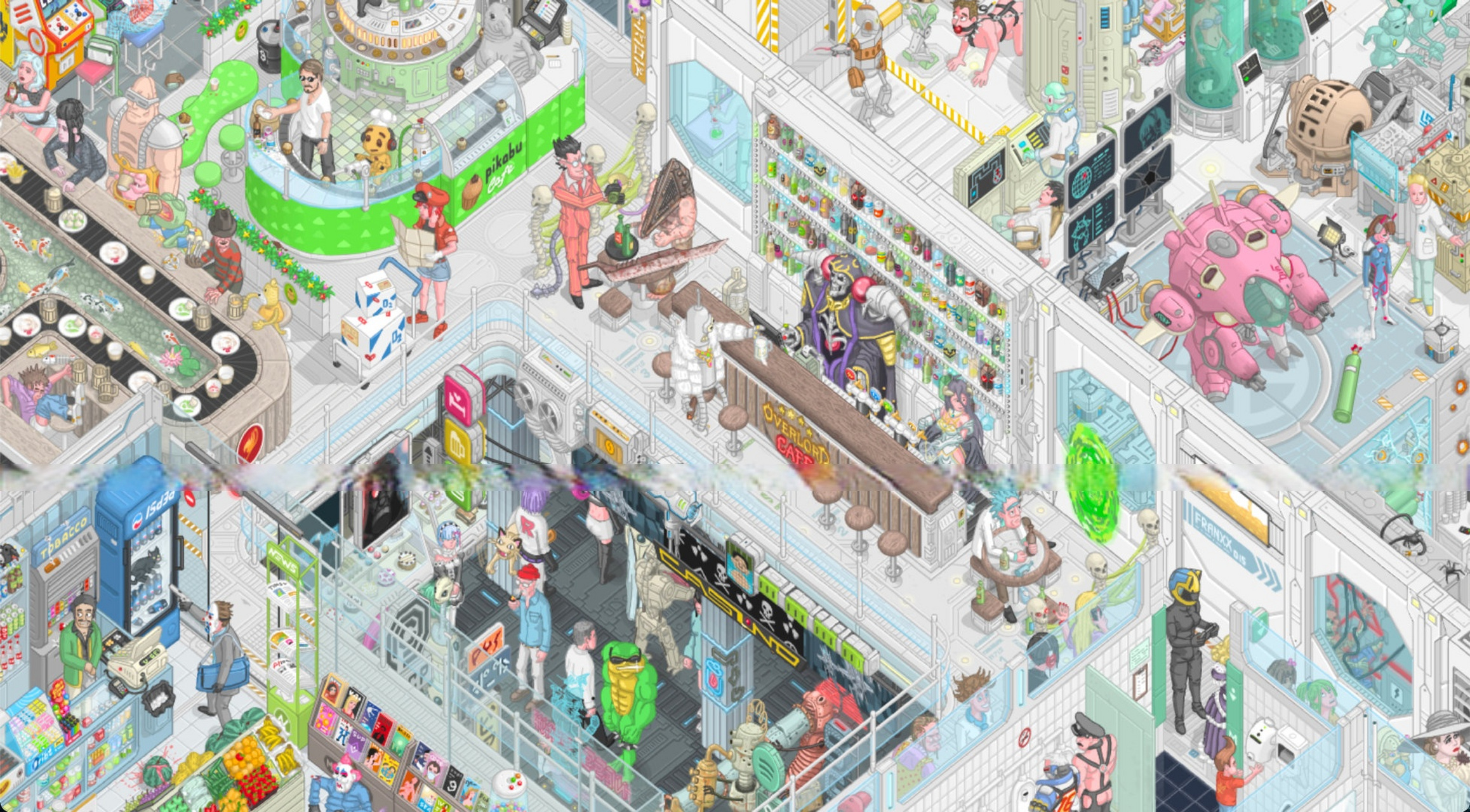 【看你能认出多少】floor796 是个汇聚亚文化元素的有趣网站.