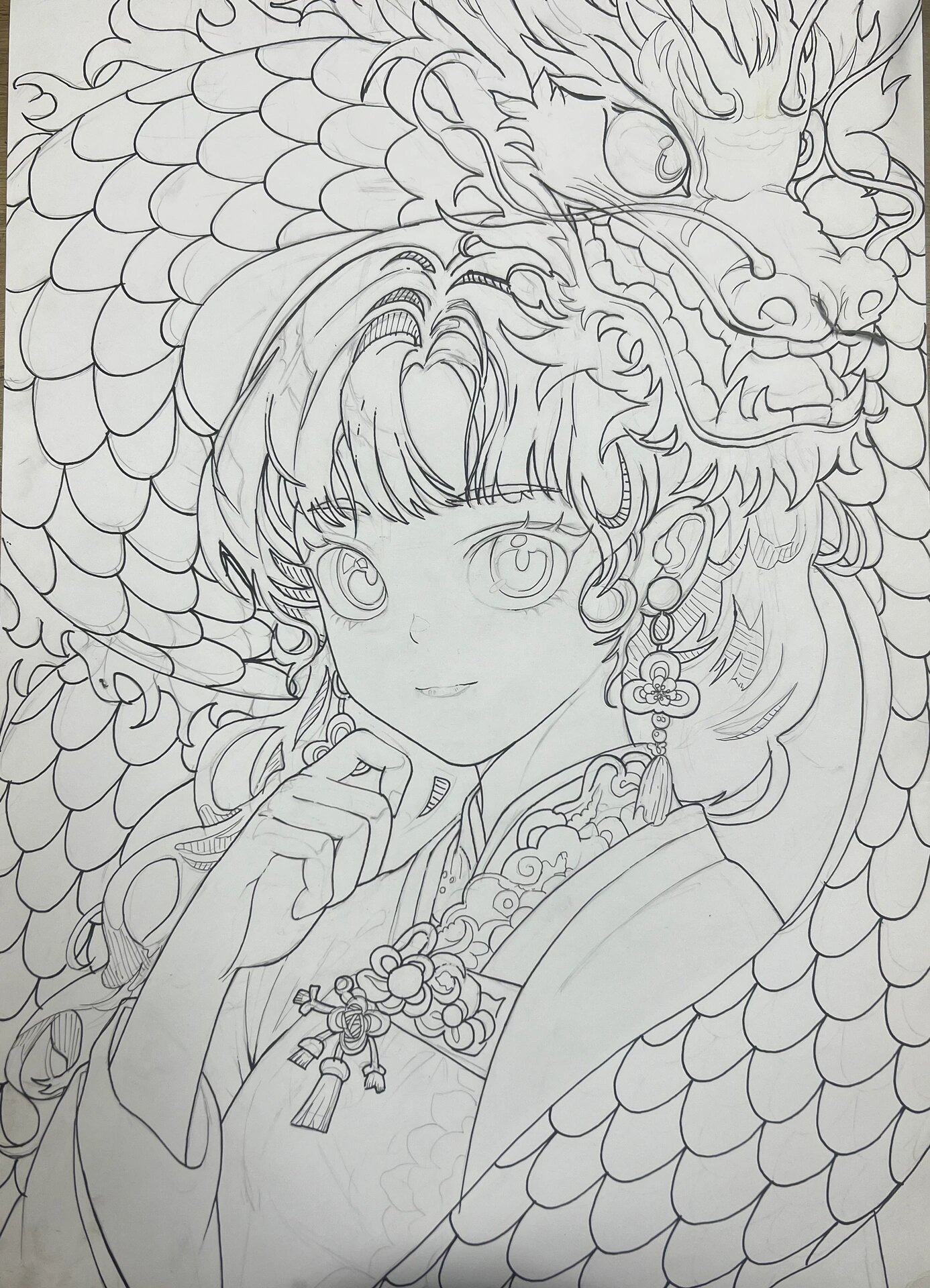 马克笔|龙年动漫绘画