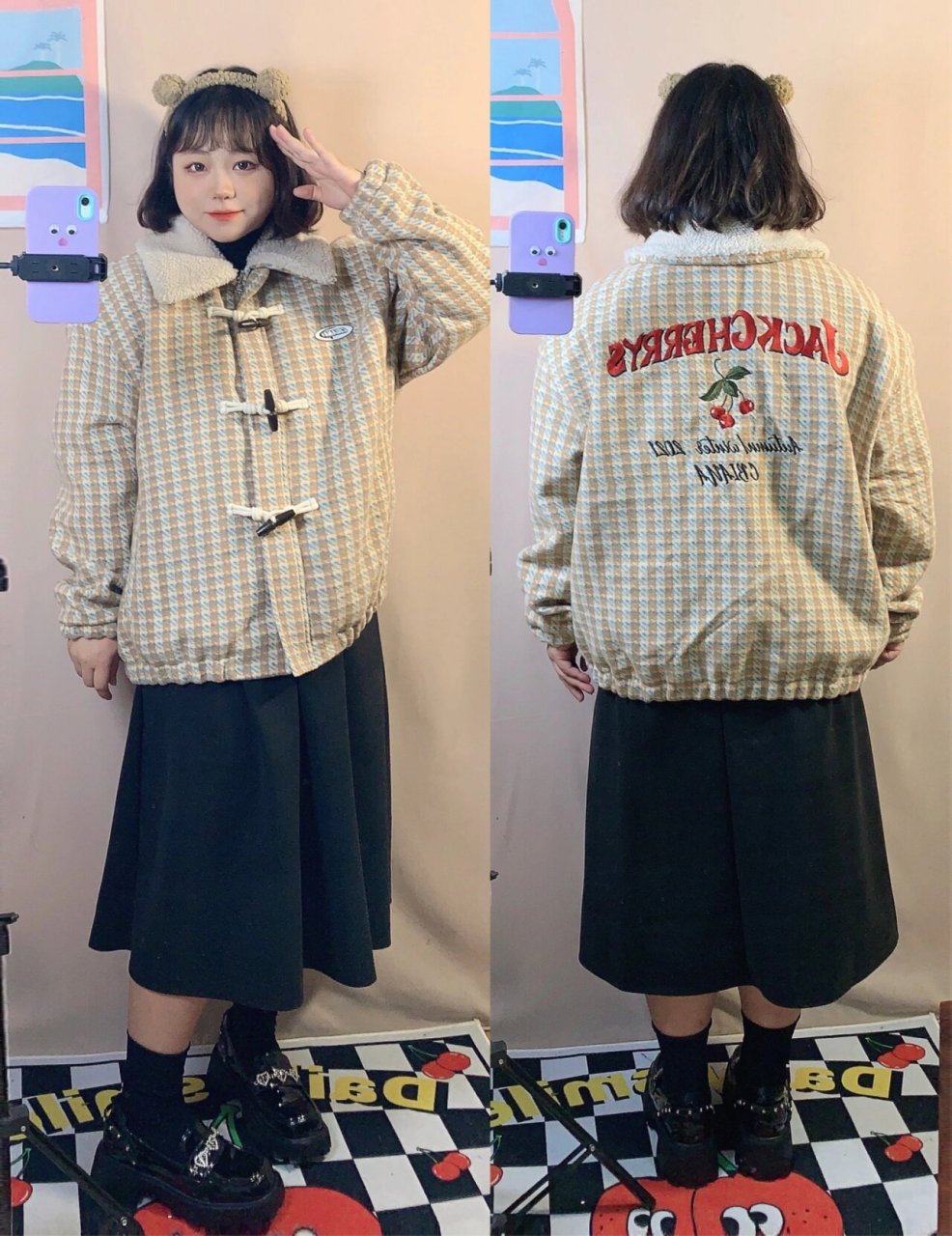 160cm150斤大码穿搭|胖mm的冬季保暖穿搭02 哈喽呀我是胡小圆 96