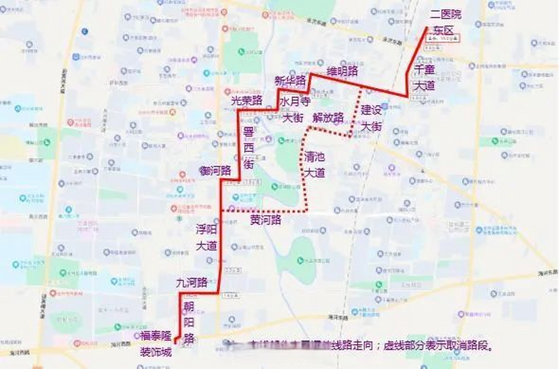 138路公交车的线路图图片