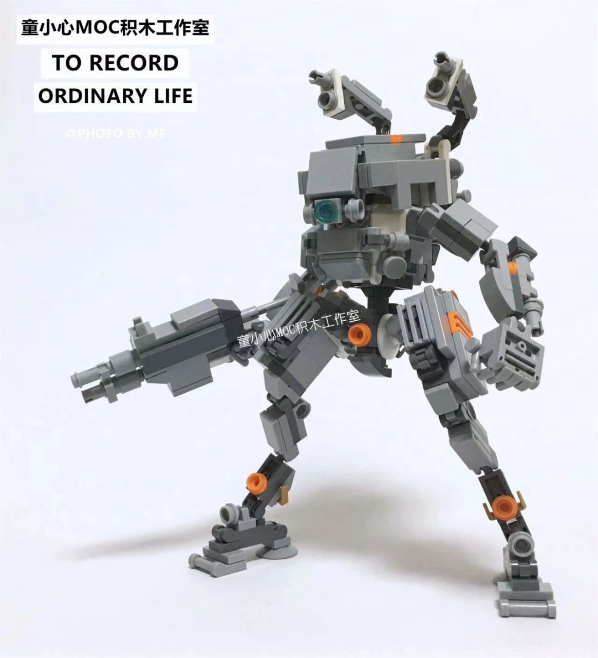 泰坦陨落bt7274积木moc拼装机甲模型 兼容乐高泰坦陨落bt7274积木moc