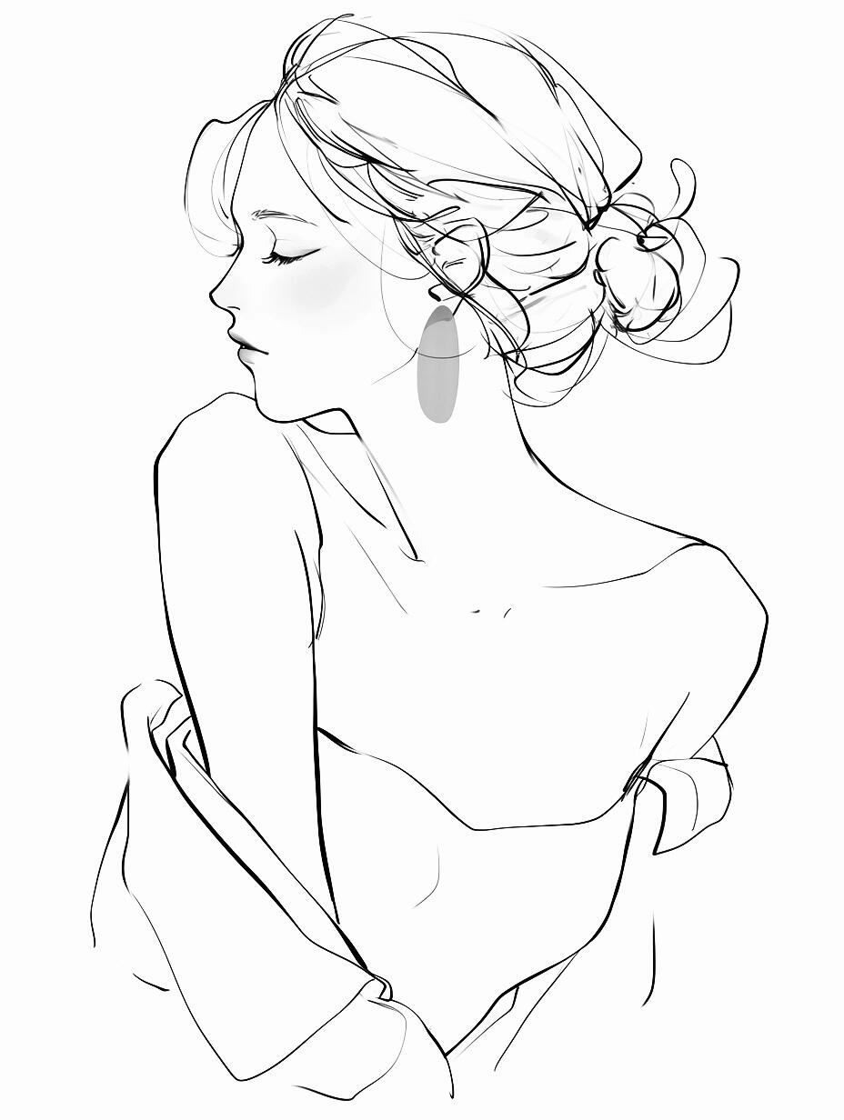 优美的线条·优雅的女孩