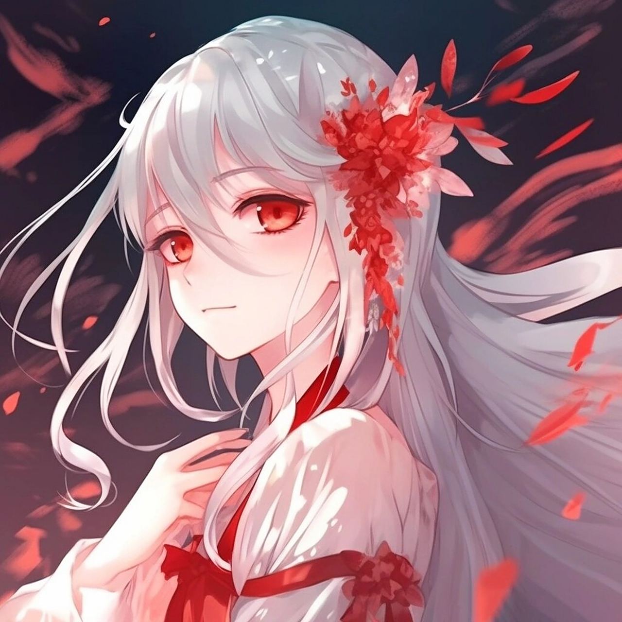 彼岸花女孩系列|二次元动漫头像 喜欢的宝宝们可自截 需要原图三连