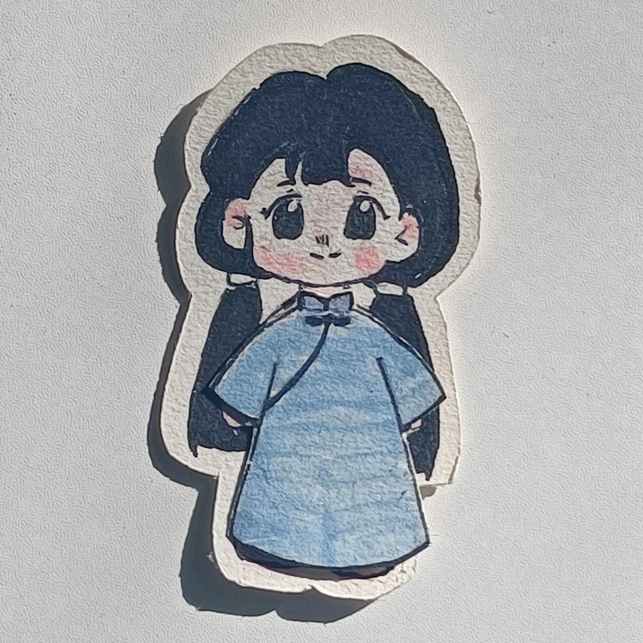 冰心(谢婉莹)年轻时的q版模拟 冰心奶奶年轻时的q版模拟 hello家银们