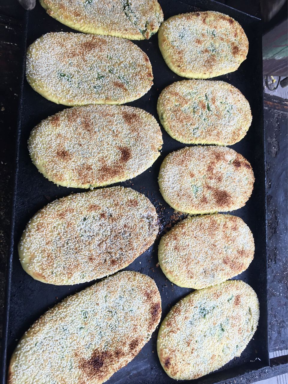 刚出炉的简直绝了! 兴化特色龙虎斗烧饼.