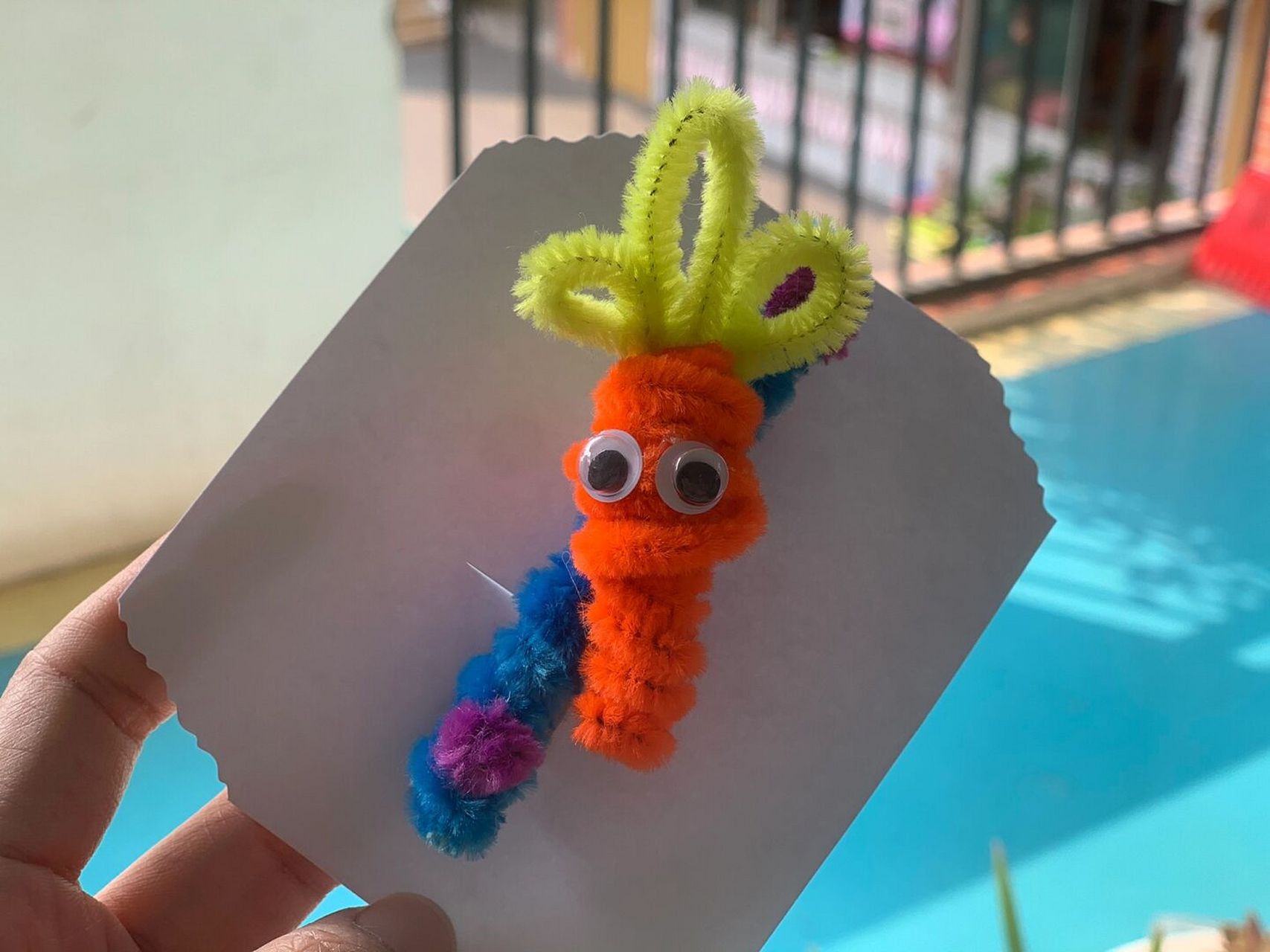 幼儿园扭扭棒发夹7815 99手工制作 99幼儿园毛毛棒发夹#手工