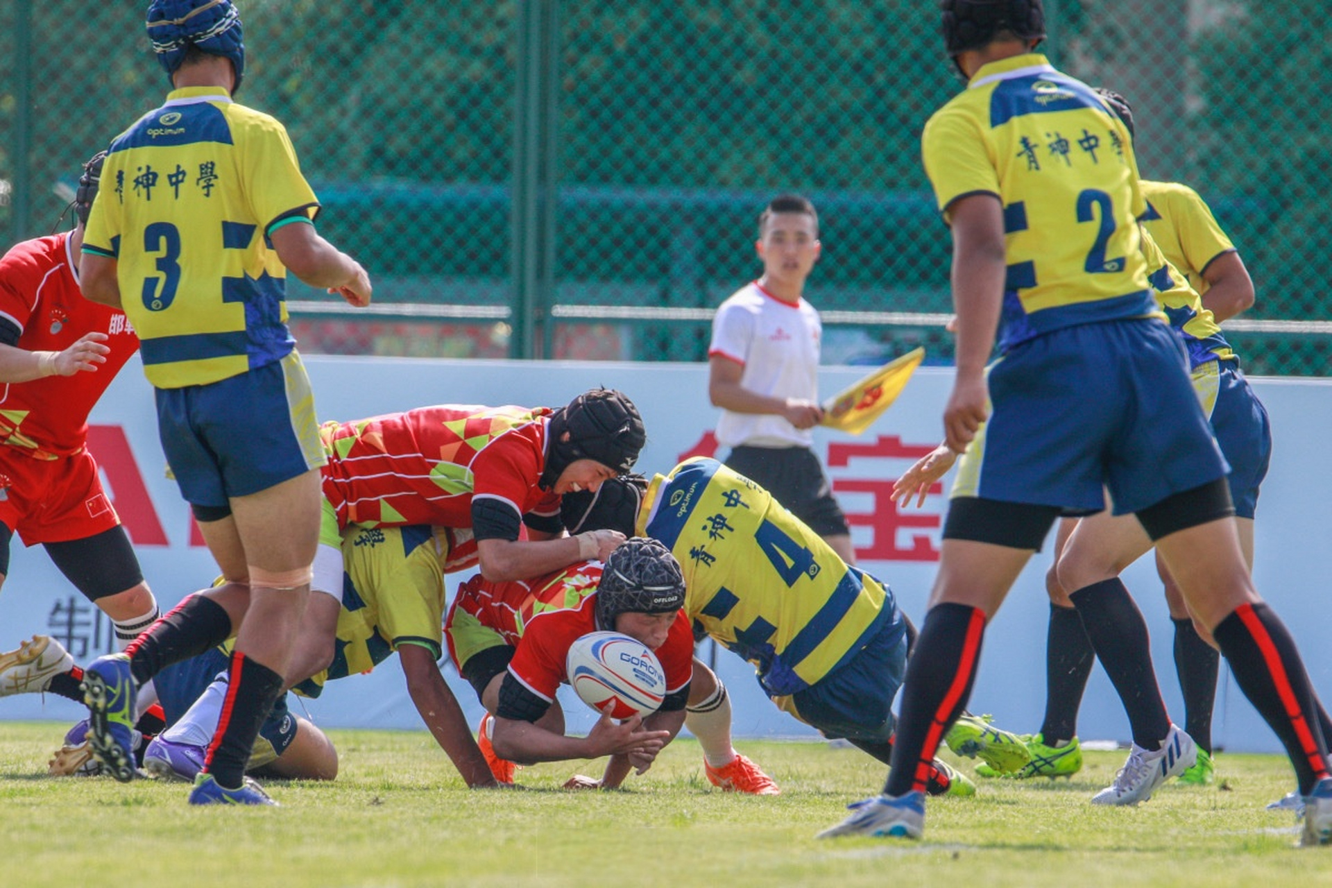 【迎亚运,宁海举行了一场全国性的7人制橄榄球赛】#连通区县# 26日,由