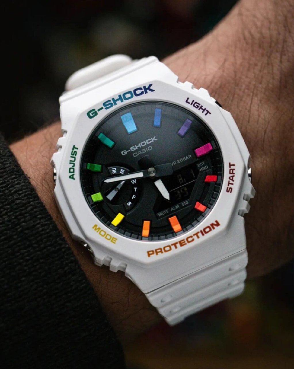 浪漫生活记录者 纯白款gshock casio ga2100   质感拉满