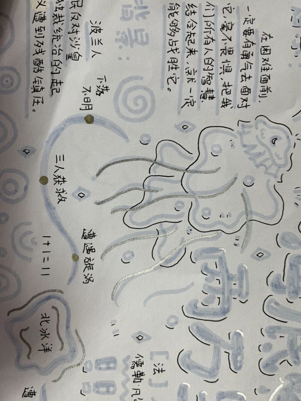 海底两万里字体简笔画图片