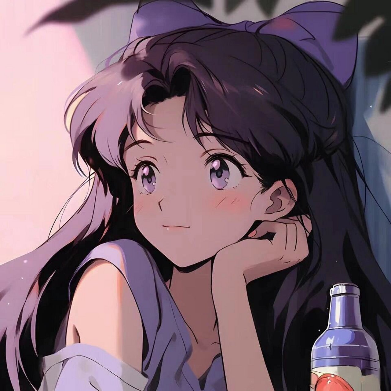 夏天和汽水最配的动漫女头 闺蜜头像 #卡通头像# #动漫女生头像