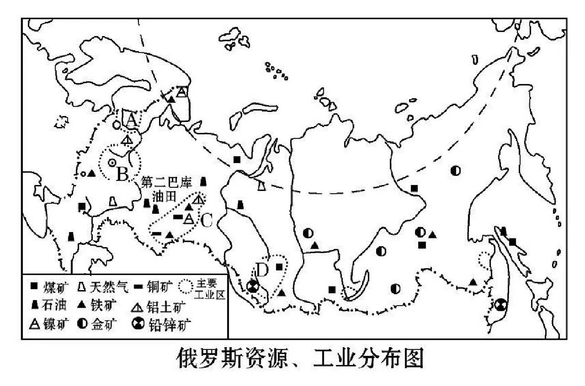 北亚地图手绘图片