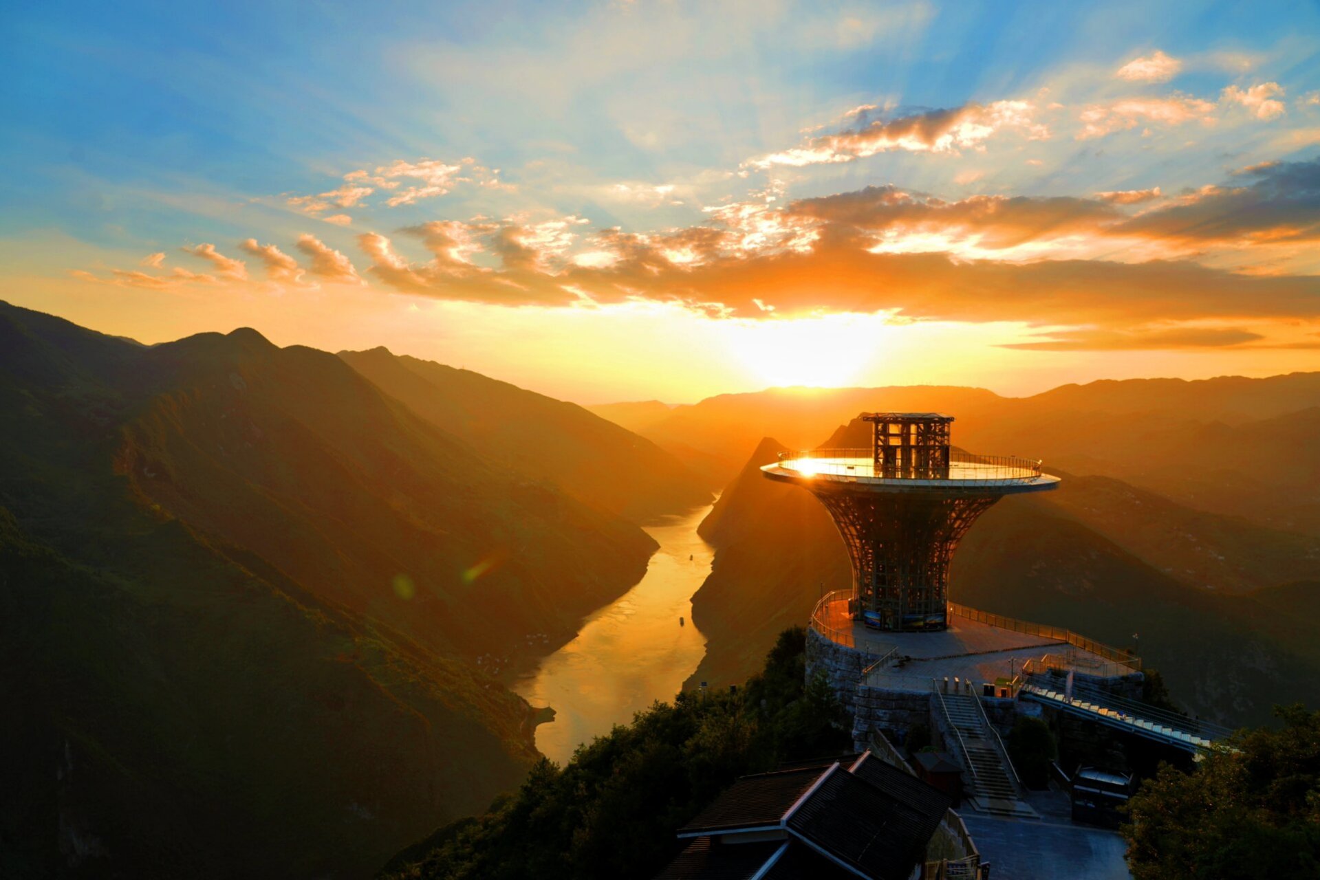 巴东网红打卡点 快来巫峡口景区get同机位大片