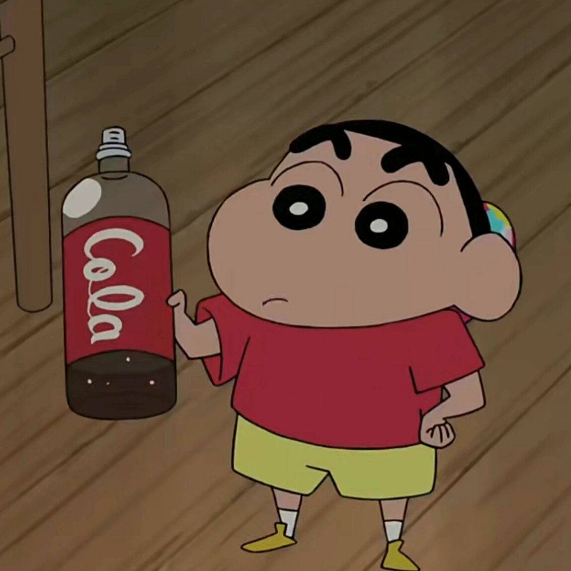 喝只可乐～|头像 蜡笔小新头像