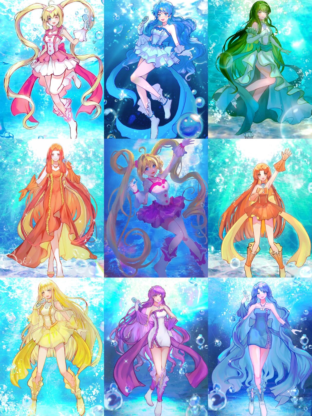 人鱼的旋律系列画完啦