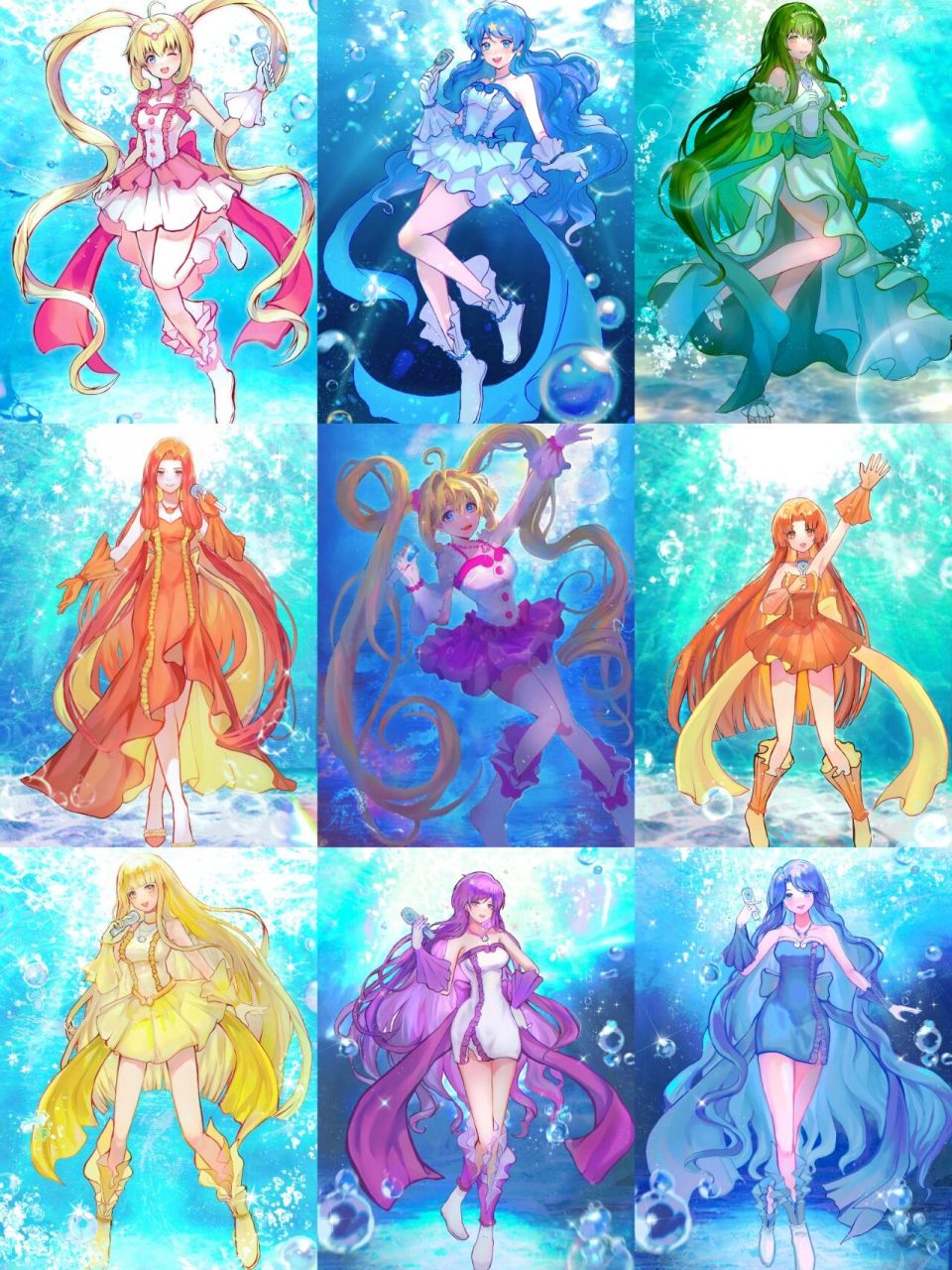 人鱼的旋律系列画完啦~ 童年回忆系列① 还想整一些童年回忆 大家都想