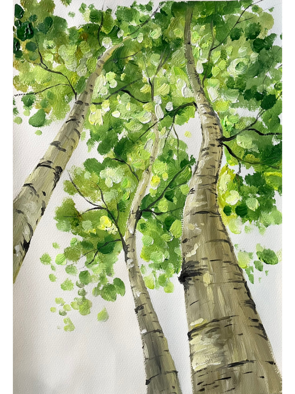 少儿水粉画|风景水粉画