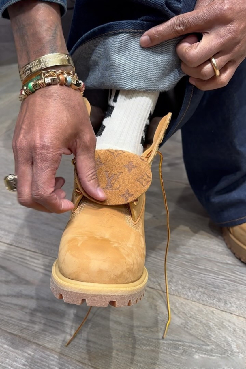 【louis vuitton x timberland 合作款亮相】  街头文化与高奢界限